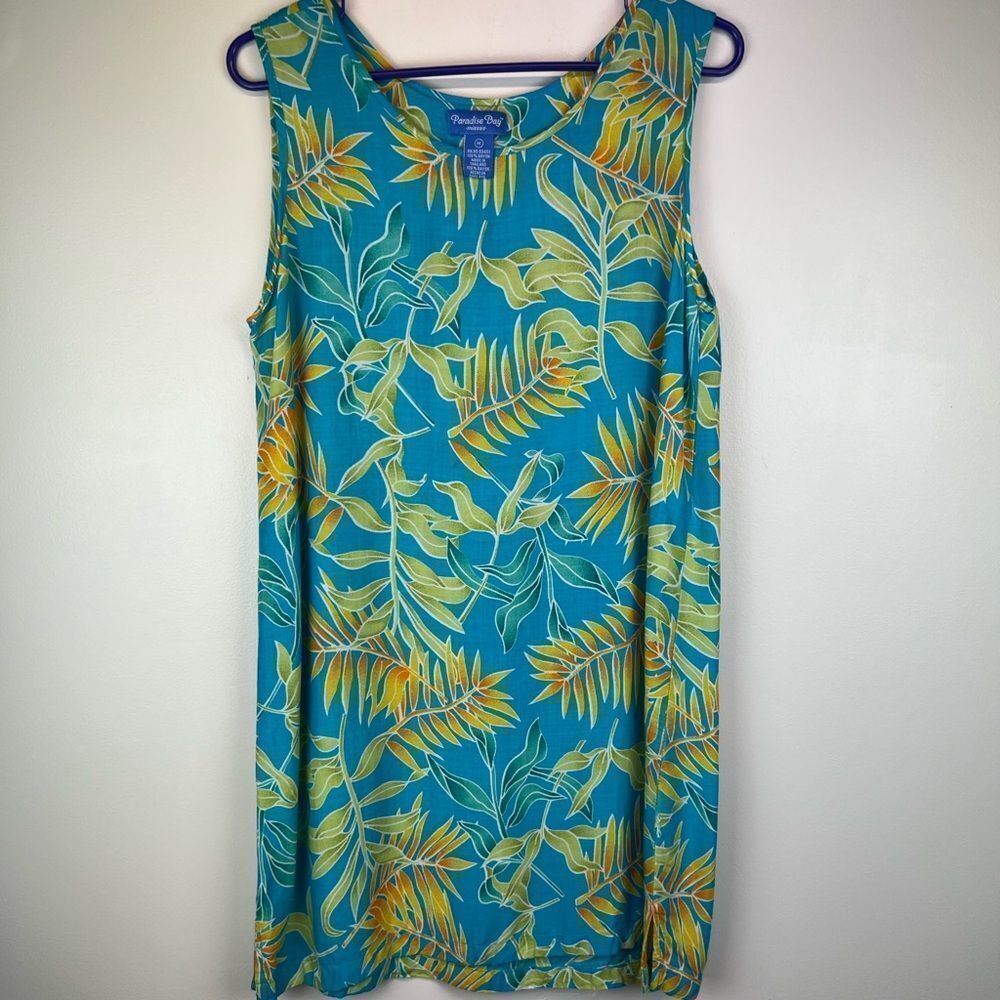 Paradise Bay Dress Tropical Print